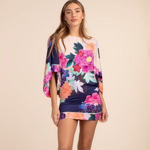 Trina Turk Opulent Oasis Tunic Swim Cover Up Women's Large NWT